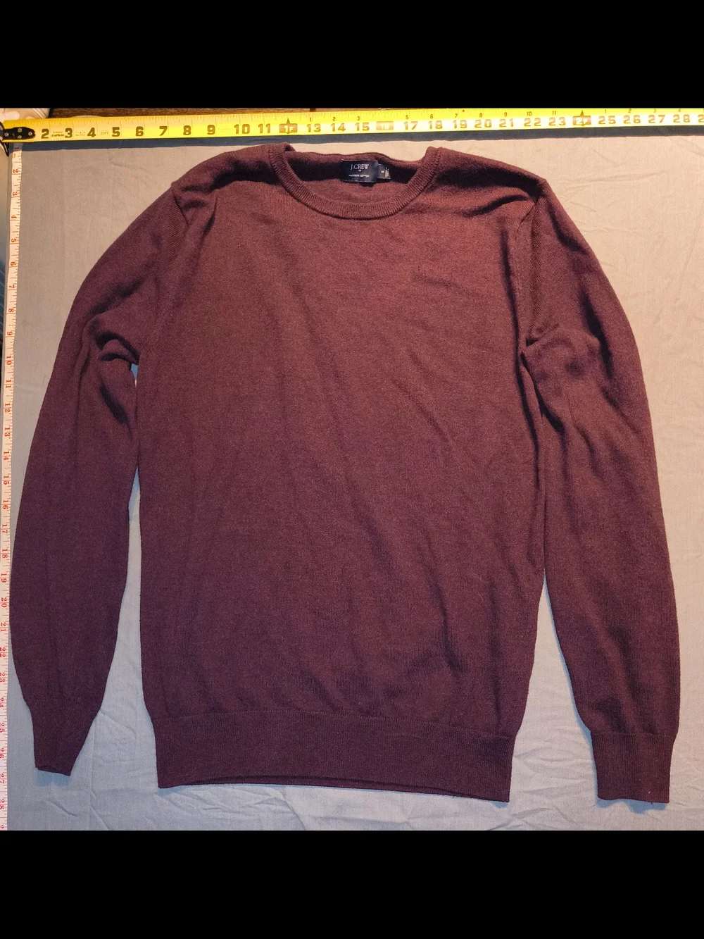 J. Crew Men's Crewneck Sweater - Burgundy